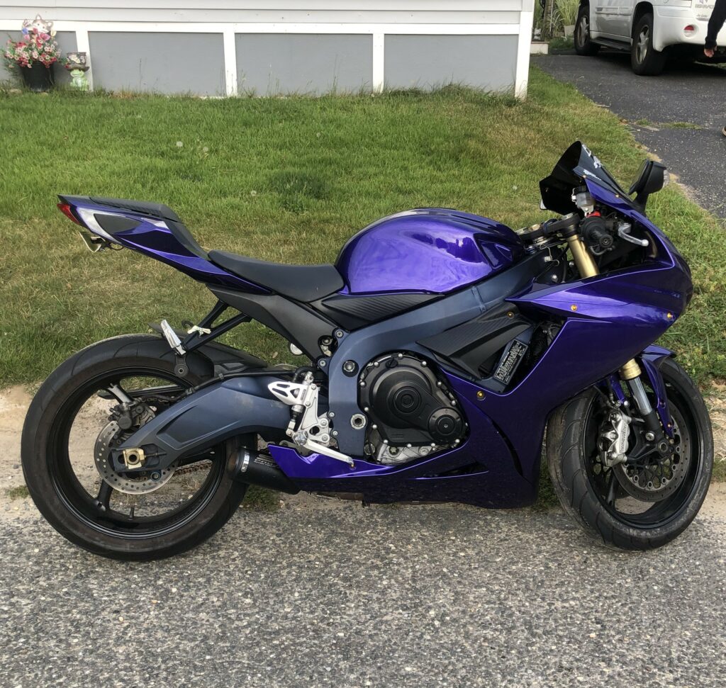 Monster Fairings ABS fairing kit for Suzuki GSXR 600 - 750 2011 - 2025 - Gloss Purple Black Split, precise OEM fit