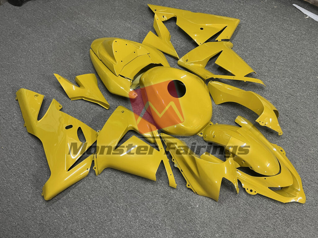Kawasaki ZX10R custom ABS fairings 2004 - 2005 in Gloss Mustard - durable replacement kit, Monster Fairings