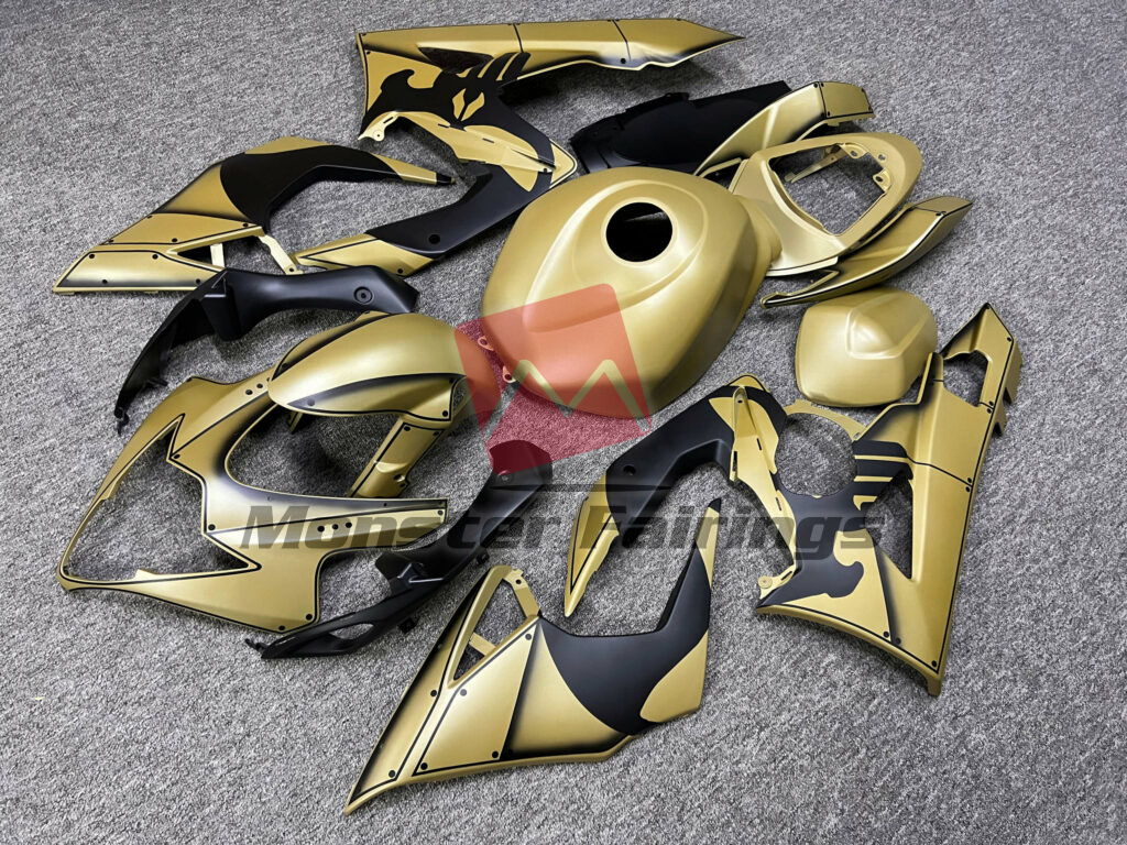 2005 - 2006 Suzuki GSXR 1000 Matte Desert Tan Punisher fairing set - ABS injection, custom painted by Monster Fairings