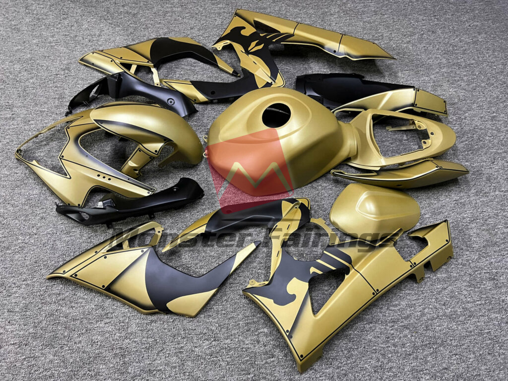 Suzuki GSXR 1000 custom ABS fairings 2005 - 2006 in Matte Desert Tan Punisher - durable replacement kit, Monster Fairings