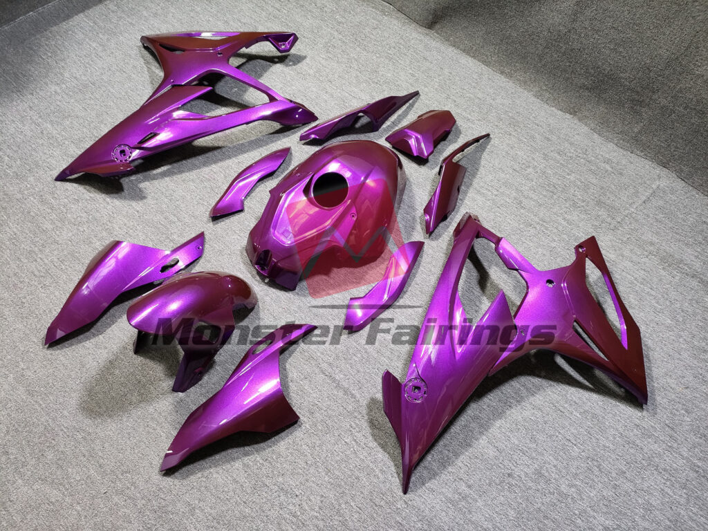 Gloss Pink ABS fairings for BMW S1000RR 2019 - 2022 - premium OEM fit kit by Monster Fairings