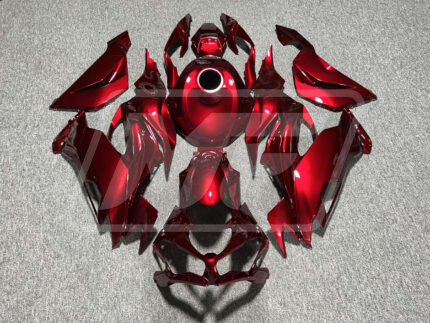 Kawasaki ZX6R 2019-2023 Gloss Candy Red ABS Fairings | Monster Fairings