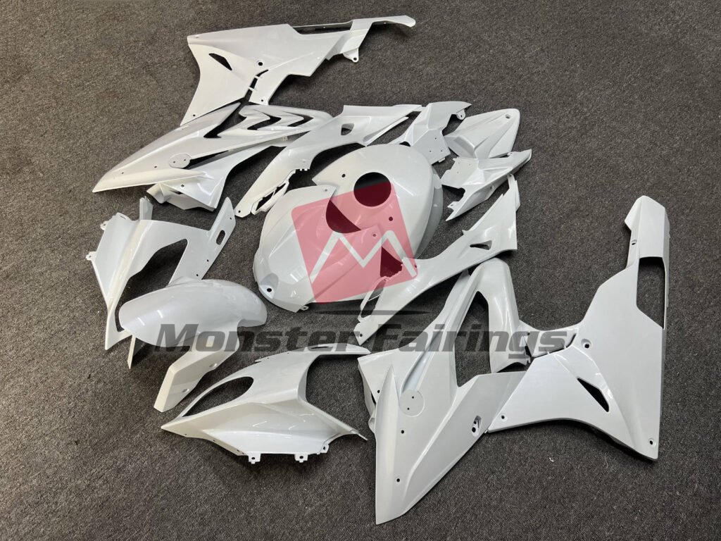 Pearl White ABS fairings for BMW S1000RR 2015 - 2016 - premium OEM fit kit by Monster Fairings