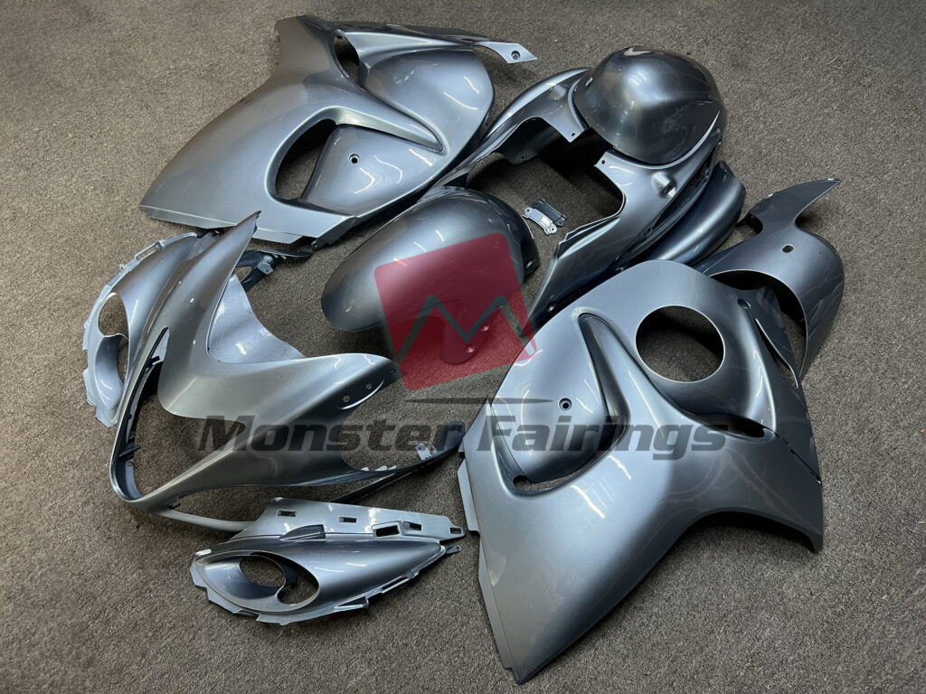Metallic Gray ABS fairings for Suzuki GSXR 1300 2008 - 2020 - premium OEM fit kit by Monster Fairings