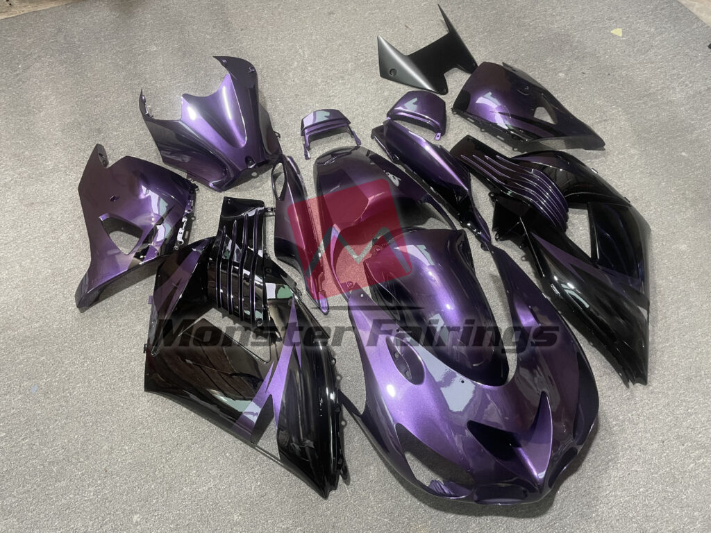 Gloss Purple ABS fairings for Kawasaki ZX14R 2006 - 2011 - premium OEM fit kit by Monster Fairings