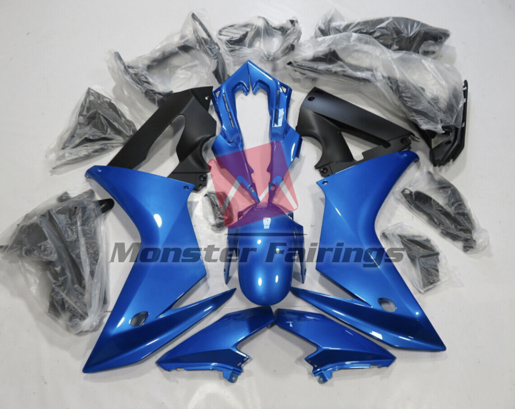 Honda CBR650F 2014 - 2016 Gloss Blue ABS fairings - custom motorcycle bodywork kit by Monster Fairings