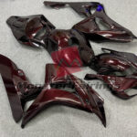 Honda CBR1000RR custom ABS fairings 2006 - 2007 in Gloss Red Wine Carbon Fiber Style - durable replacement kit, Monster Fairings