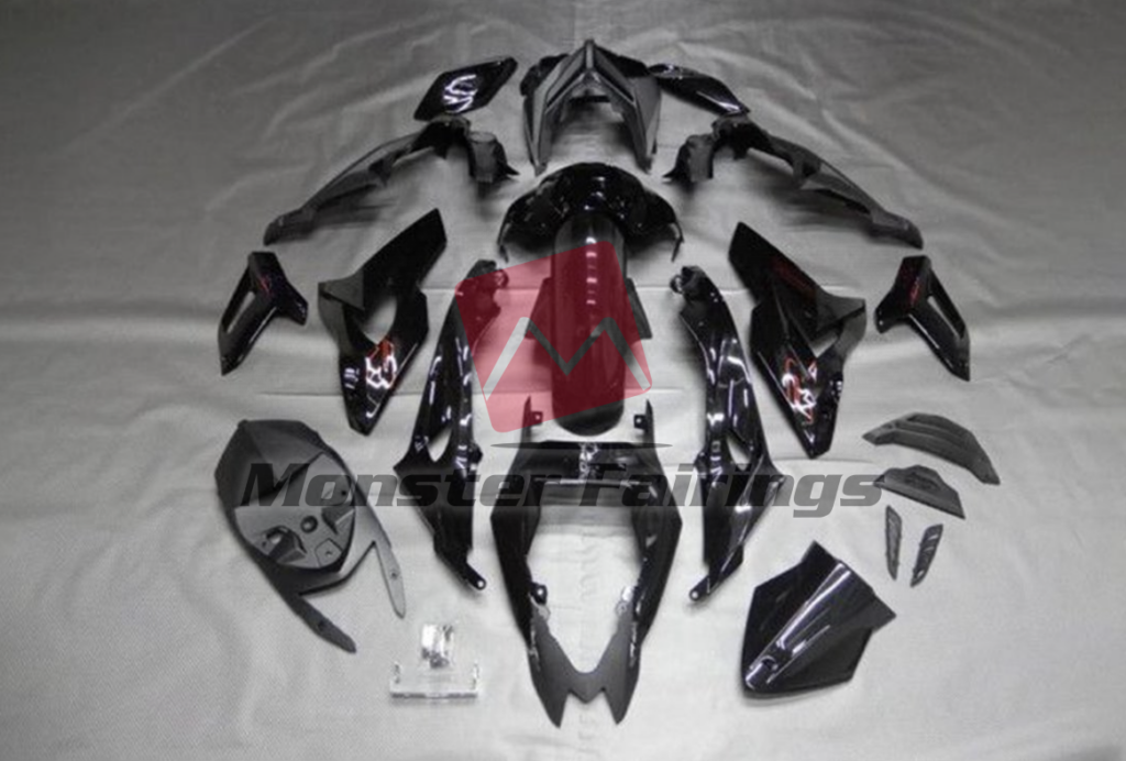 Gloss & and Matte Black ABS fairings for BMW S1000R 2015 - 2017 - premium OEM fit kit by Monster Fairings