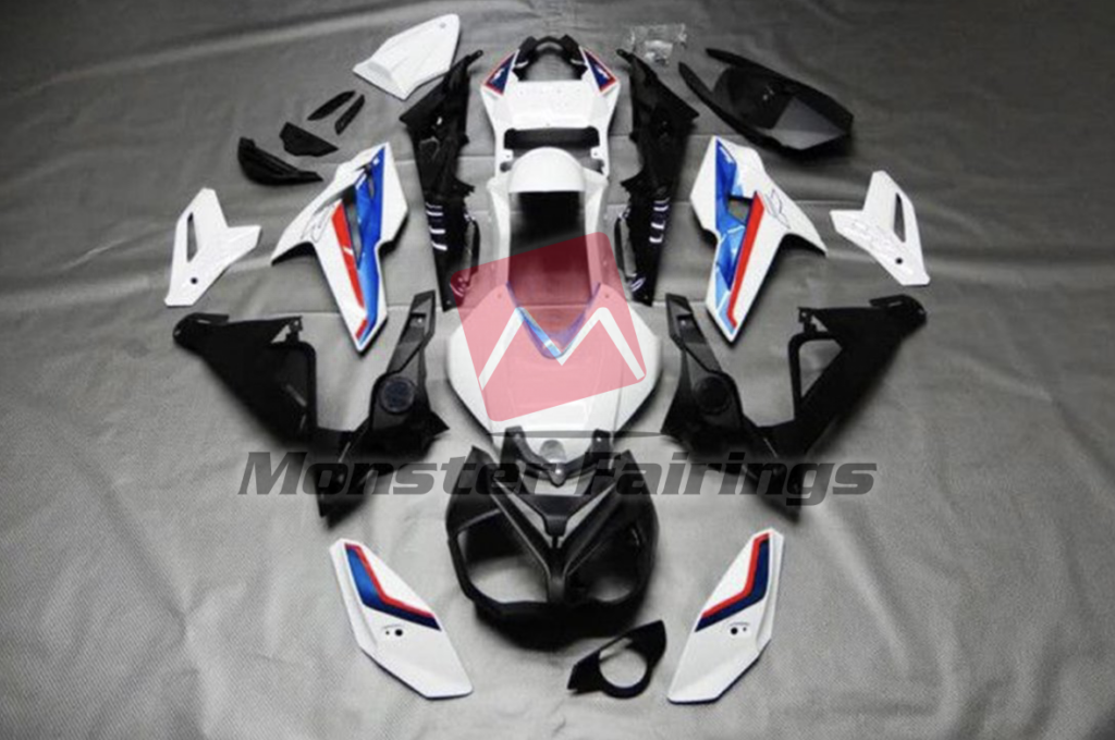BMW S1000R 2015 - 2017 OEM Style White ABS fairings - custom motorcycle bodywork kit by Monster Fairings