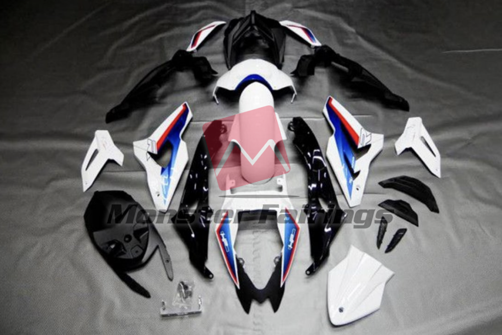 OEM Style White ABS fairings for BMW S1000R 2015 - 2017 - premium OEM fit kit by Monster Fairings