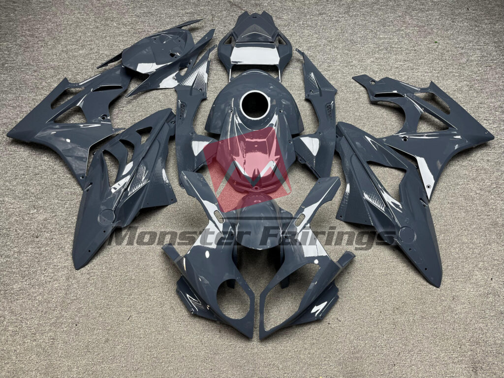 Gloss Dark Nardo Gray ABS fairings for BMW S1000RR 2009 - 2014 - premium OEM fit kit by Monster Fairings