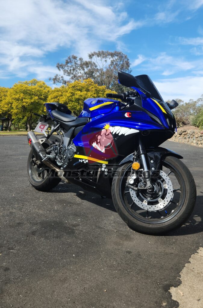 Blue Shark ABS fairings for Yamaha R7 2021 - 2025 - premium OEM fit kit by Monster Fairings