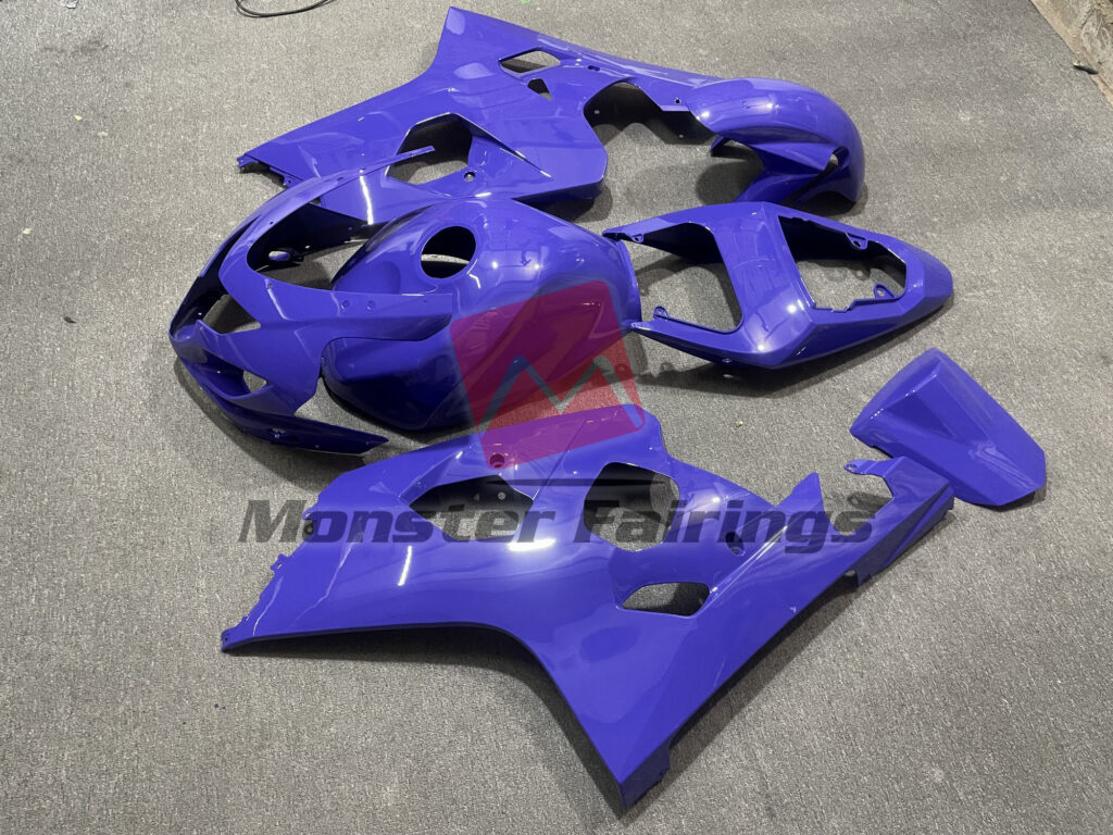2004 - 2005 Suzuki GSXR 600 - 750 Gloss Purple fairing set - ABS injection, custom painted by Monster Fairings