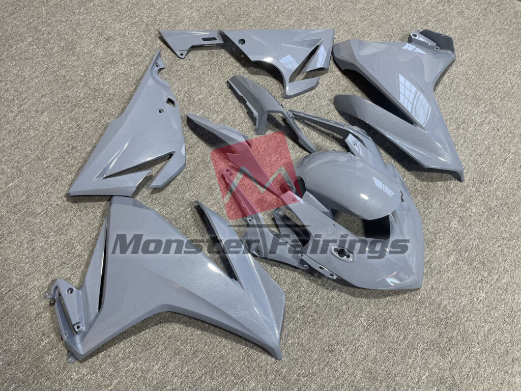 Honda CBR500R custom ABS fairings 2022 - 2023 in Gloss Nardo Gray - durable replacement kit, Monster Fairings