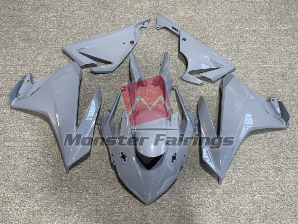 Honda CBR500R 2022 - 2023 Gloss Nardo Gray ABS fairings - custom motorcycle bodywork kit by Monster Fairings