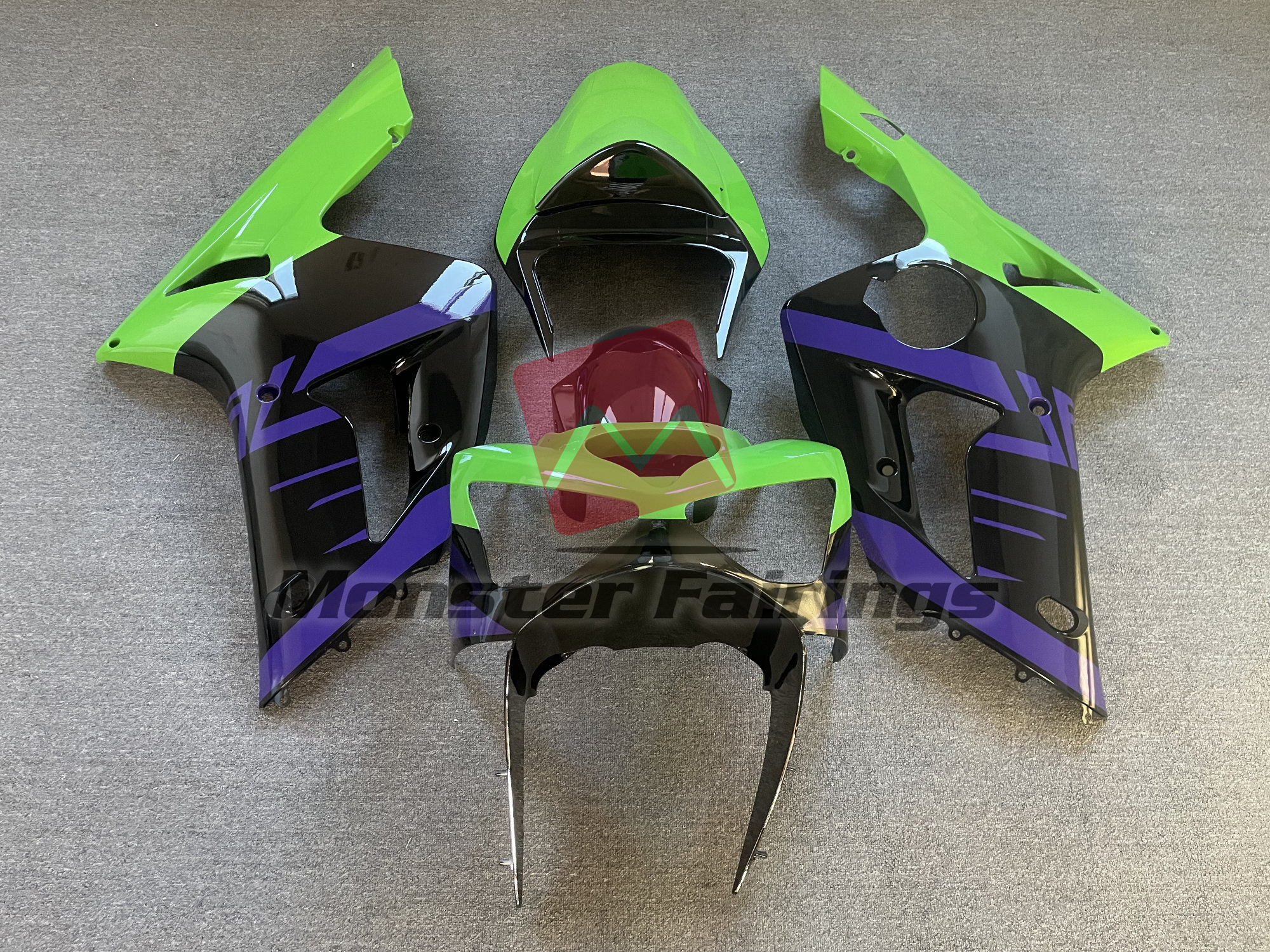grk3 激レア　ブロンズ ZX-6R 03-04 Fairings - Monster Fairings