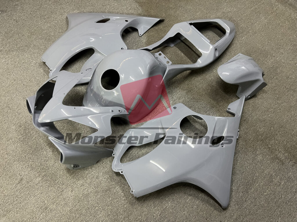 Nardo Gray ABS fairings for Honda CBR600 F4i 2001 - 2003 - premium OEM fit kit by Monster Fairings