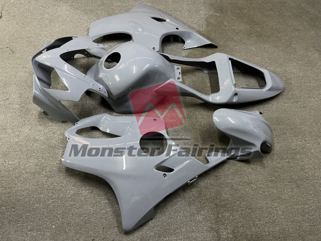 2001 - 2003 Honda CBR600 F4i Nardo Gray fairing set - ABS injection, custom painted by Monster Fairings