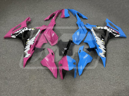 BMW S1000RR 2019-2022 Blue & Pink Monster ABS Fairings | Monster Fairings