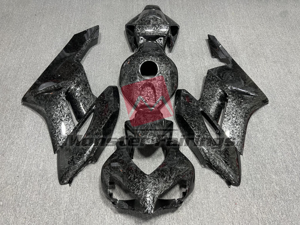 Honda CBR1000RR 2004 - 2005 Gloss Forged Carbon Fiber Style ABS fairings - custom motorcycle bodywork kit by Monster Fairings
