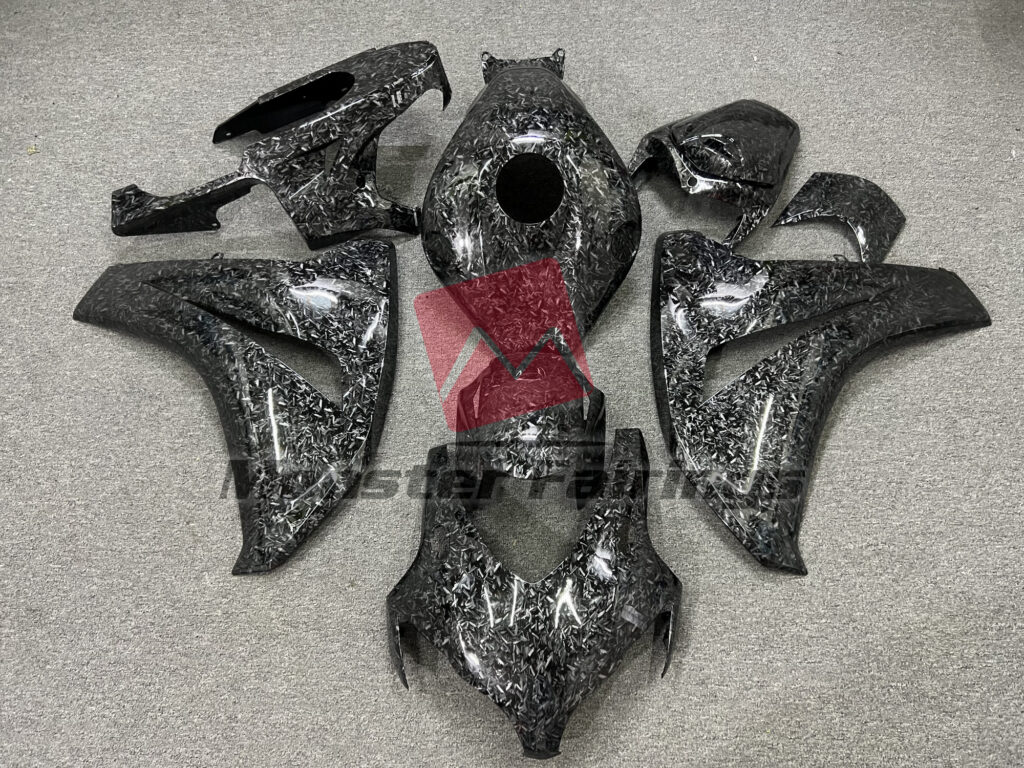 Honda CBR1000RR 2008 - 2011 Gloss Forged Carbon Fiber Style ABS fairings - custom motorcycle bodywork kit by Monster Fairings