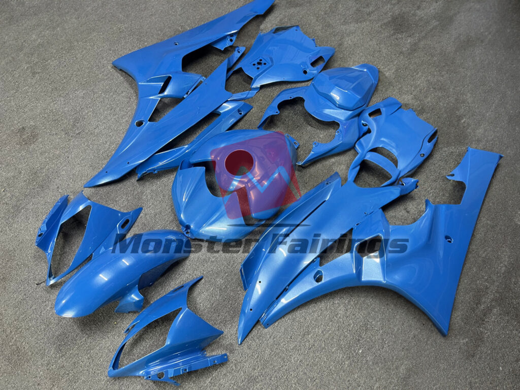 Gloss Blue ABS fairings for Yamaha R6 2006 - 2007 - premium OEM fit kit by Monster Fairings