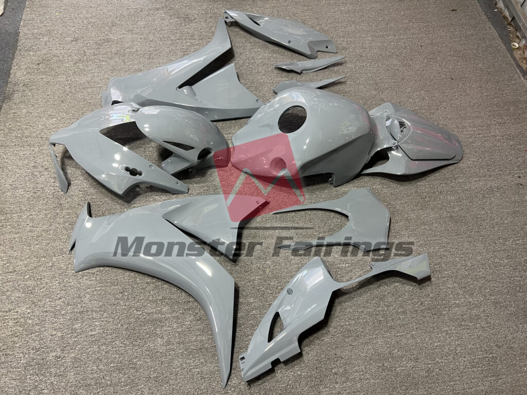 2012 - 2016 Honda CBR1000RR Gloss Light Nardo Gray fairing set - ABS injection, custom painted by Monster Fairings