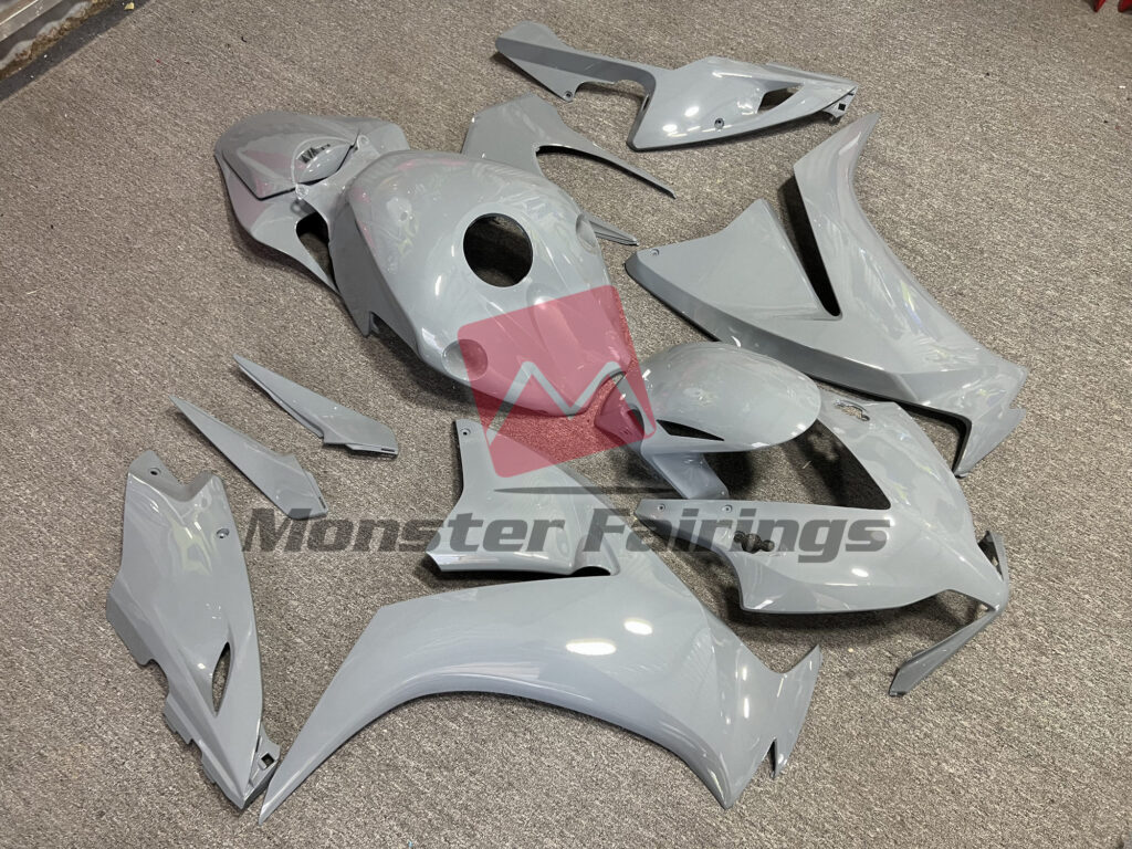 Honda CBR1000RR custom ABS fairings 2012 - 2016 in Gloss Light Nardo Gray - durable replacement kit, Monster Fairings