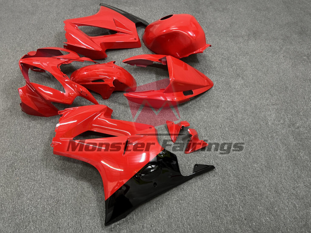 Gloss Red and Black ABS fairings for Honda VFR800 2002 - 2012 - premium OEM fit kit by Monster Fairings