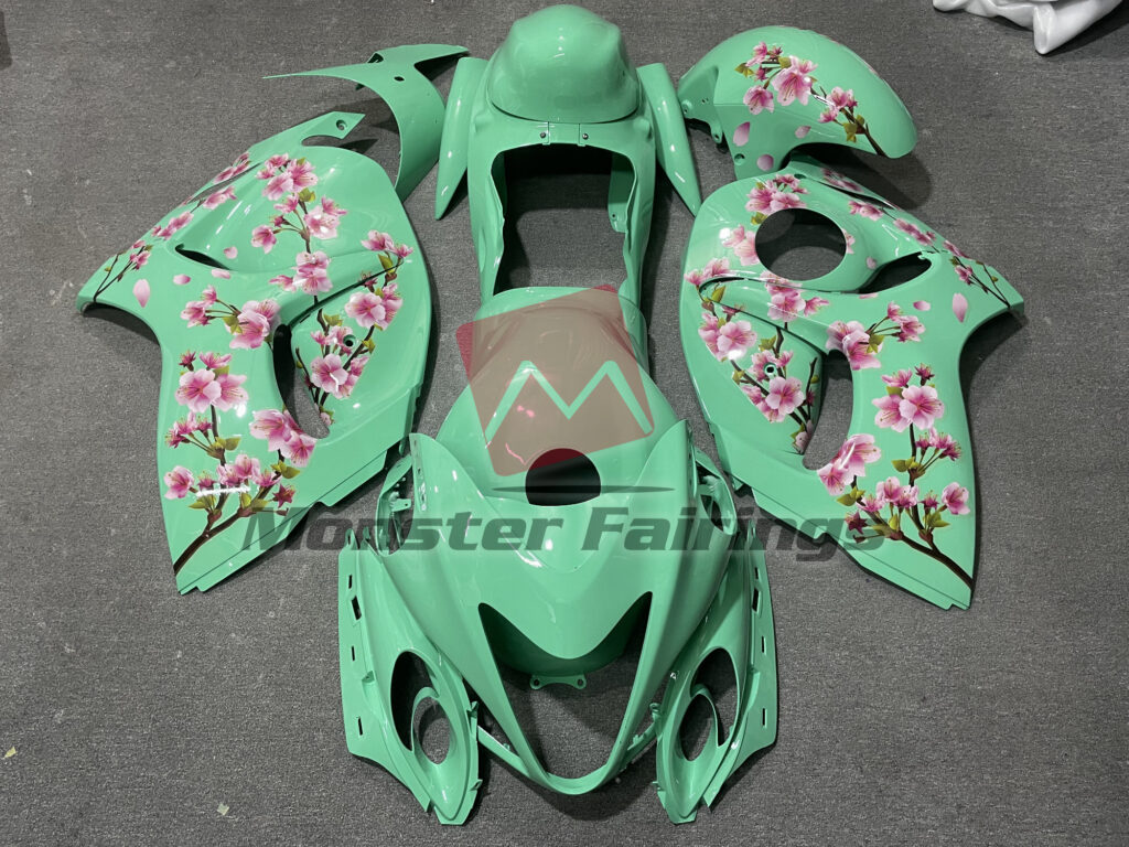Suzuki GSXR 1300 2008 - 2020 Arizona Tea ABS fairings - custom motorcycle bodywork kit by Monster Fairings