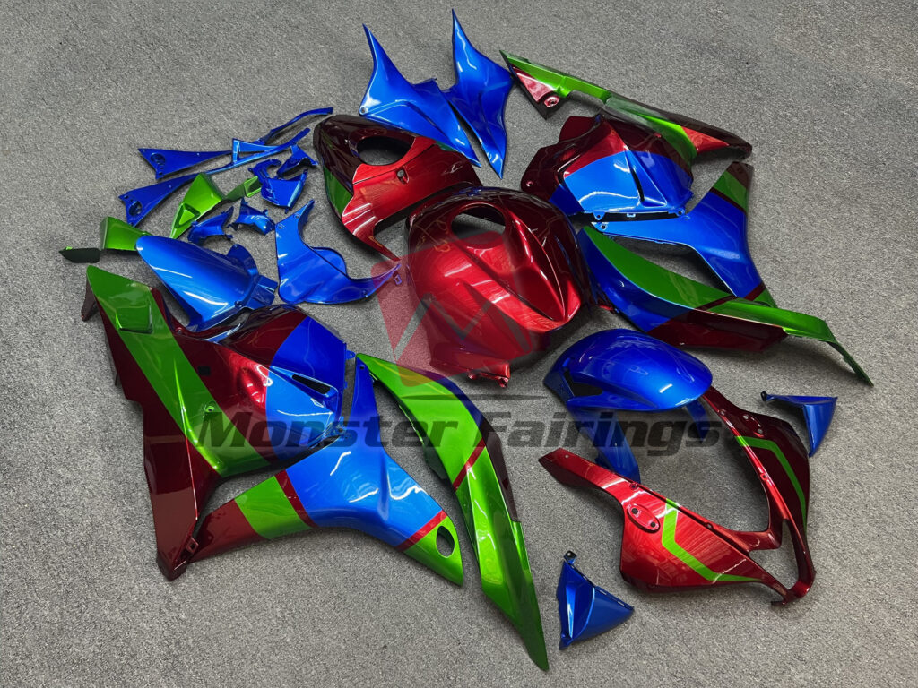 Honda CBR600RR custom ABS fairings 2009 - 2012 in Gloss RGB Color - durable replacement kit, Monster Fairings