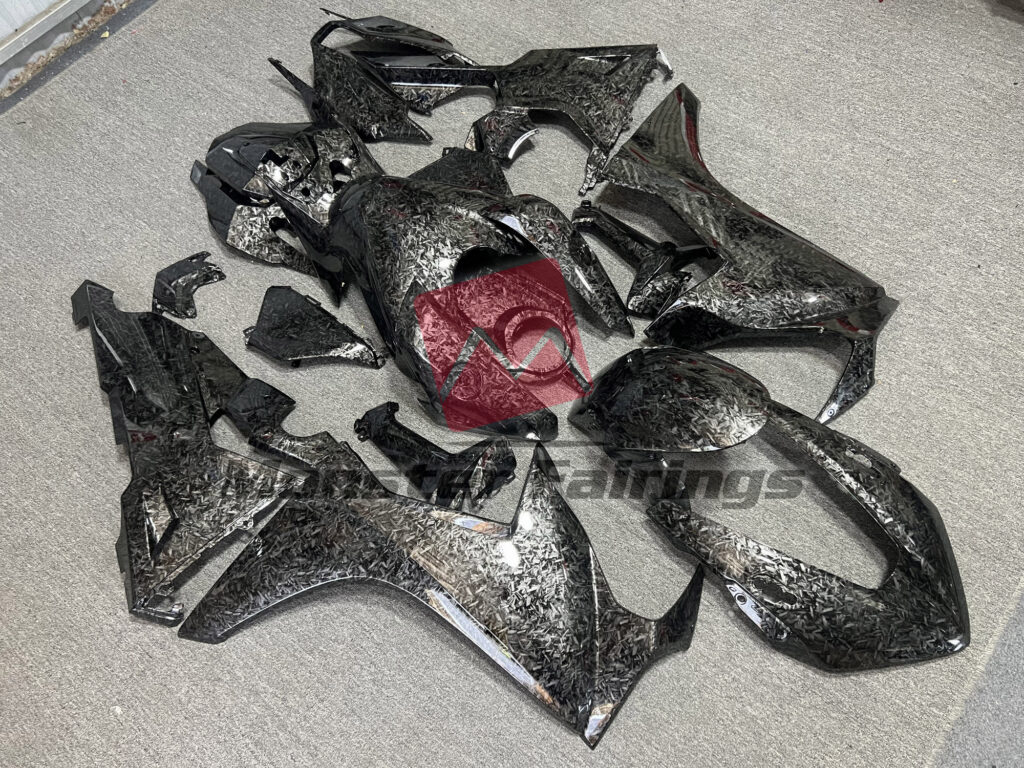 Gloss Forged Carbon Fiber Style ABS fairings for Honda CBR1000RR 2017 - 2025 - premium OEM fit kit by Monster Fairings