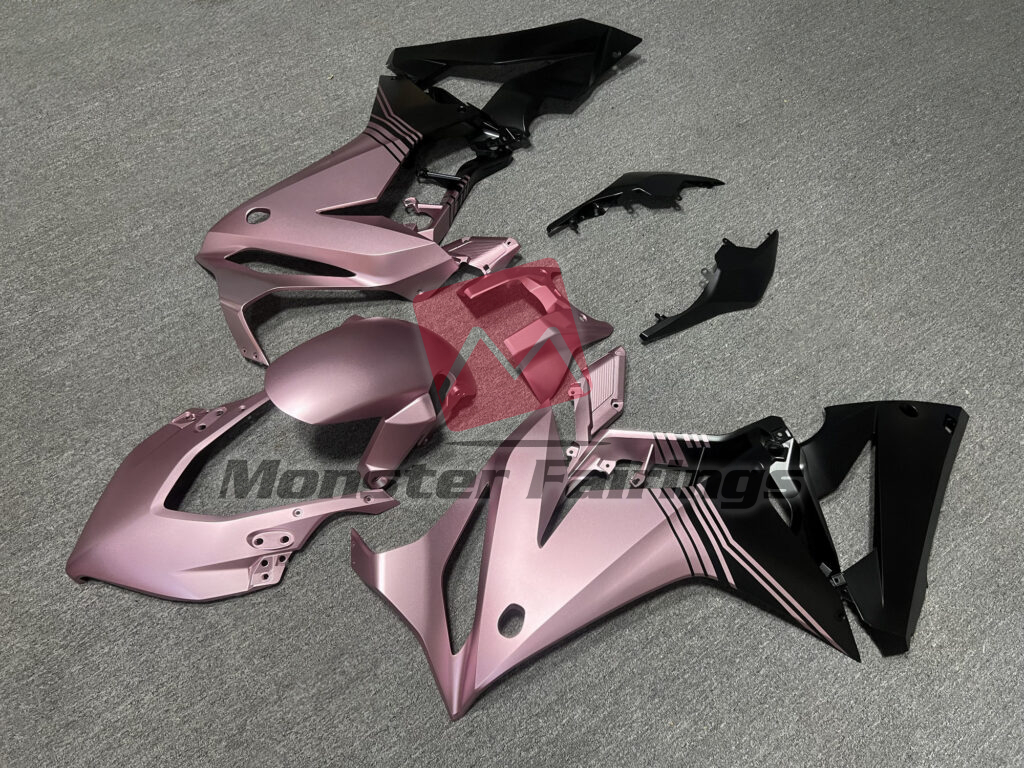 Matte Rose Gold & Black ABS fairings for Honda CBR650R 2019 - 2020 - premium OEM fit kit by Monster Fairings