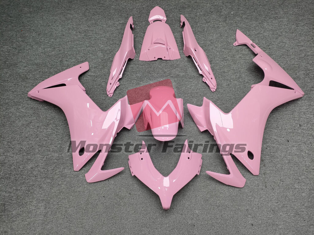Honda CBR500R 2013 - 2015 Gloss Baby Pink ABS fairings - custom motorcycle bodywork kit by Monster Fairings