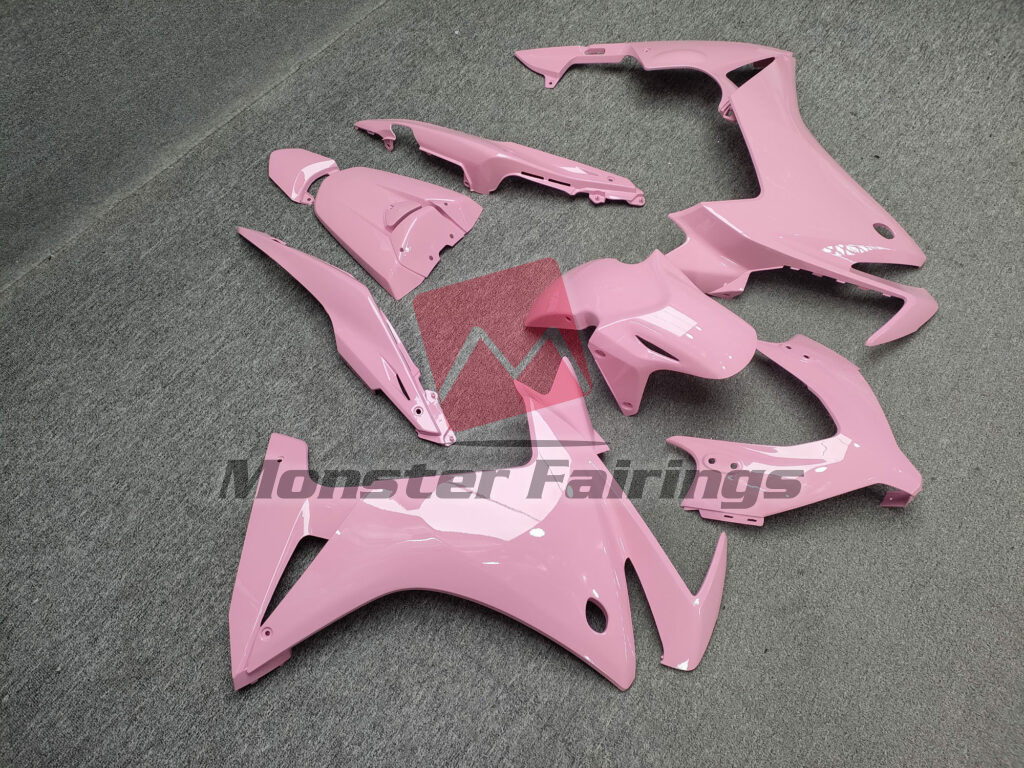 Honda CBR500R custom ABS fairings 2013 - 2015 in Gloss Baby Pink - durable replacement kit, Monster Fairings
