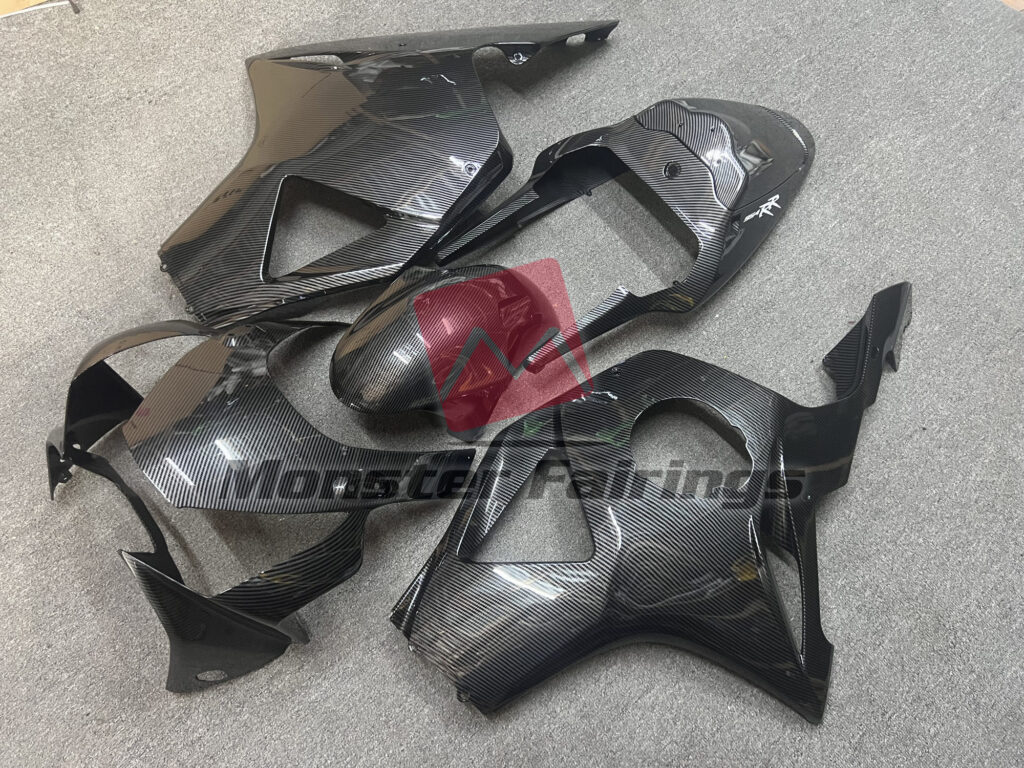 Gloss Carbon Fiber Style ABS fairings for Honda CBR954RR 2002 - 2003 - premium OEM fit kit by Monster Fairings