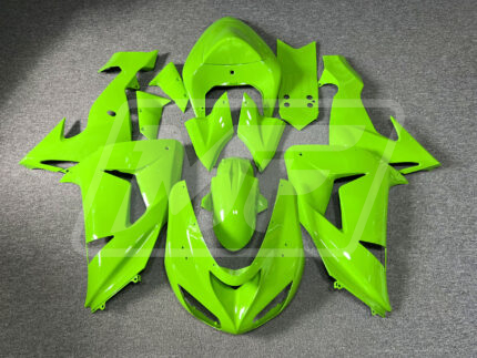 Kawasaki ZX10R 2006-2007 Gloss Lime Green ABS Fairings | Monster Fairings