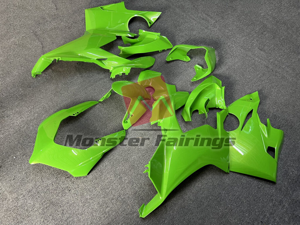 Gloss Pearl Lime Green ABS fairings for Ducati Panigale V4 2018 - 2019 - premium OEM fit kit by Monster Fairings