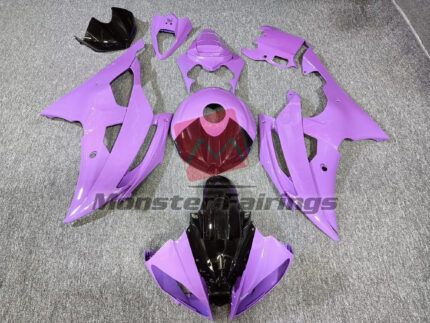 Yamaha R6 2008 - 2016 Gloss Purple ABS fairings - custom motorcycle bodywork kit by Monster Fairings