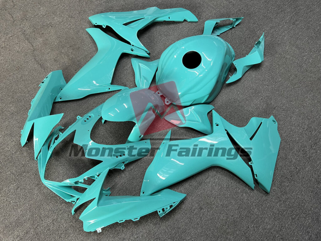 Gloss Pearl Turquoise ABS fairings for Suzuki GSXR 600 - 750 2011 - 2025 - premium OEM fit kit by Monster Fairings