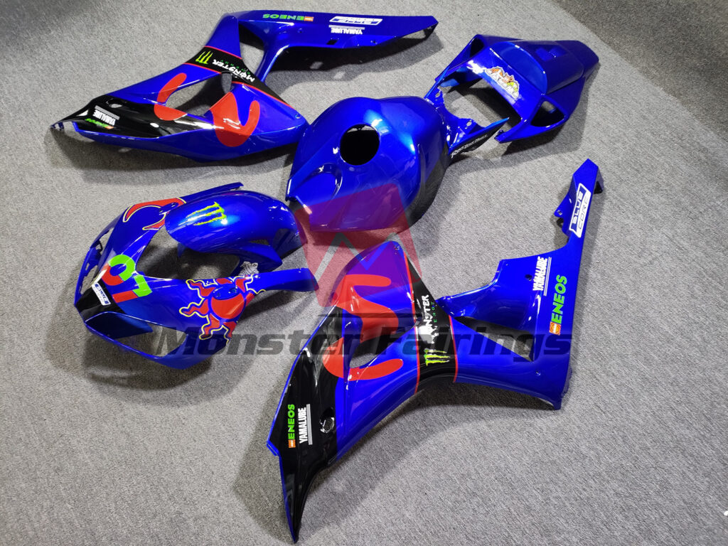 Custom Rossi Movistar ABS fairings for Honda CBR1000RR 2006 - 2007 - premium OEM fit kit by Monster Fairings