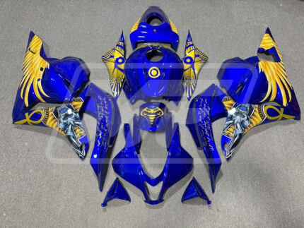Honda CBR600RR 2009-2012 Royal Blue with Gold Accents ABS Fairings | Monster Fairings