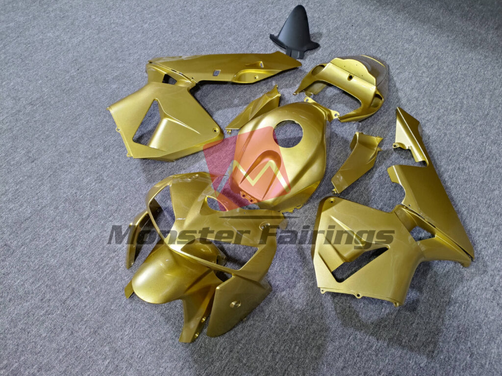 Honda CBR600RR custom ABS fairings 2005 - 2006 in Gloss Gold - durable replacement kit, Monster Fairings
