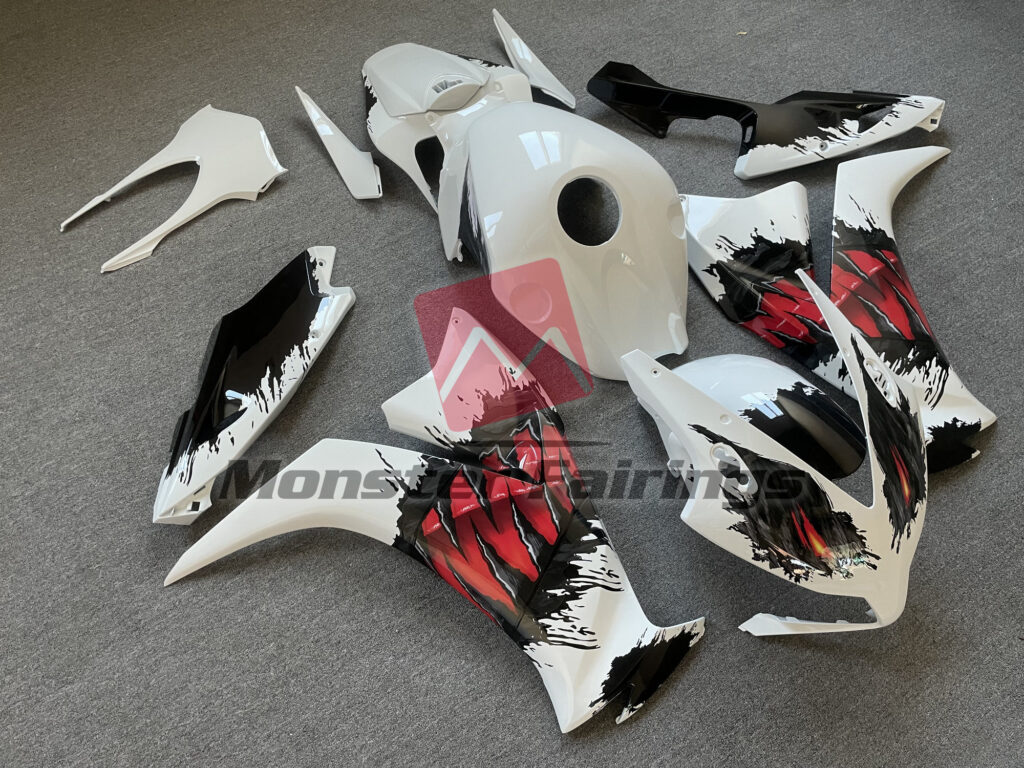 Special Gloss Angry White ABS fairings for Honda CBR1000RR 2012 - 2016 - premium OEM fit kit by Monster Fairings