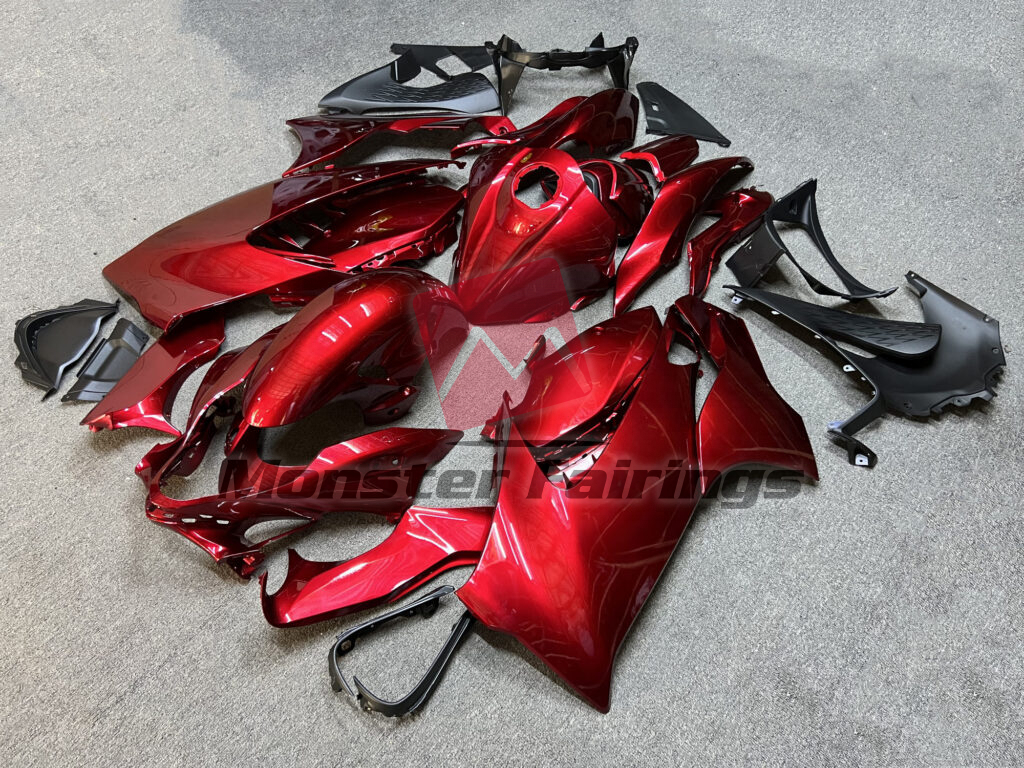 Gloss Red ABS fairings for Suzuki GSXR 1300 2021 - 2025 - premium OEM fit kit by Monster Fairings