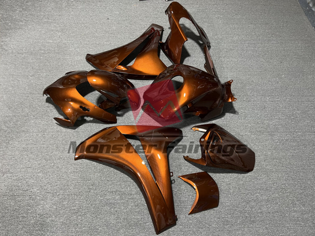 2008 - 2011 Honda CBR1000RR Gloss Bronze fairing set - ABS injection, custom painted by Monster Fairings