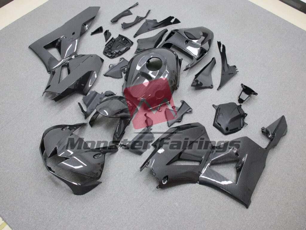Gloss Carbon Fiber Style ABS fairings for Honda CBR600RR 2013 - 2025 - premium OEM fit kit by Monster Fairings
