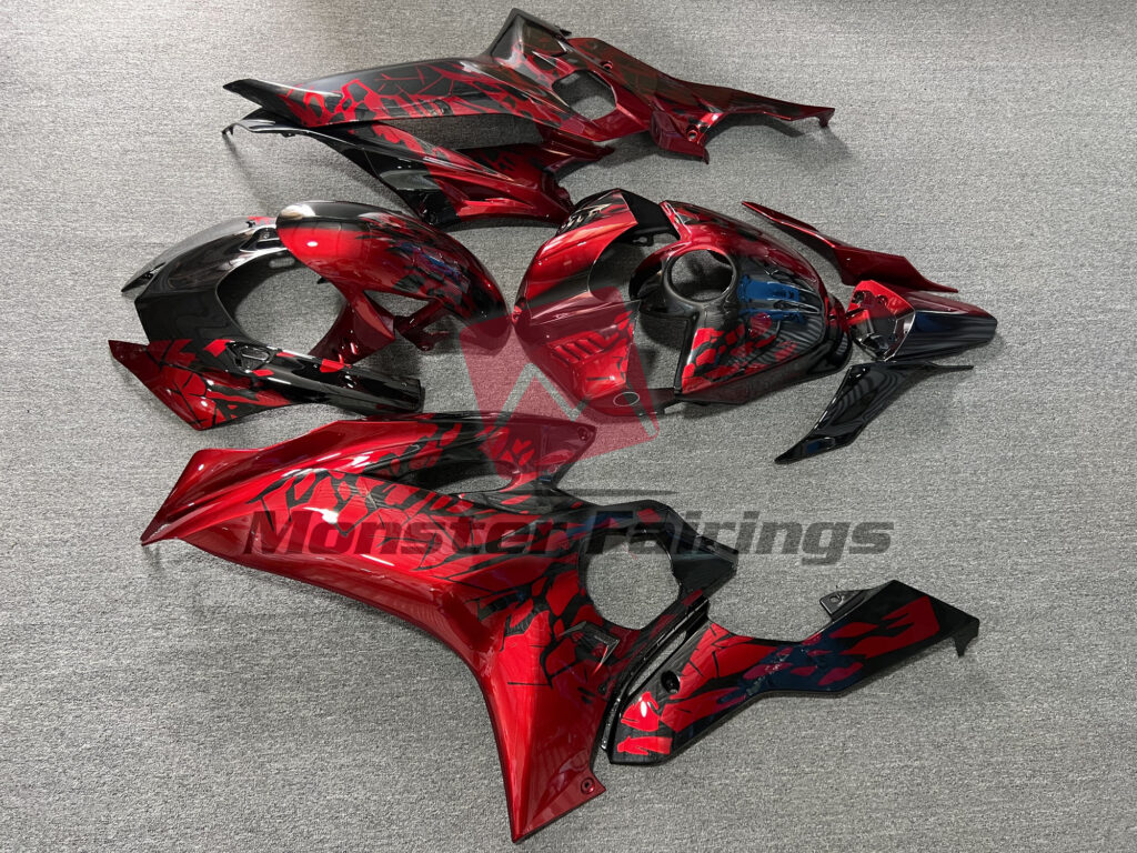 Gloss Custom 2wheelssammy ABS fairings for Yamaha R6 2017 - 2022 - premium OEM fit kit by Monster Fairings