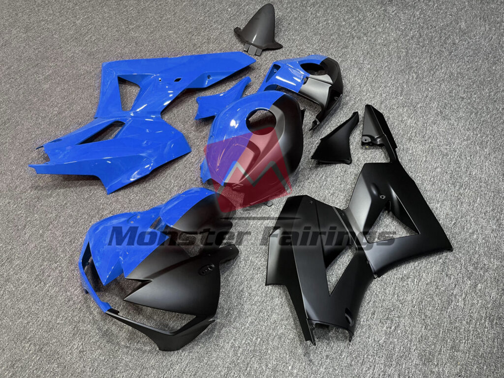 Gloss Blue & Matte Black Split ABS fairings for Honda CBR600RR 2013 - 2025 - premium OEM fit kit by Monster Fairings