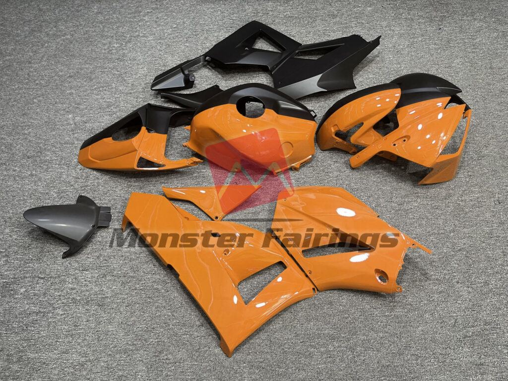 Gloss Orange & Matte Black Split ABS fairings for Honda CBR600RR 2013 - 2025 - premium OEM fit kit by Monster Fairings
